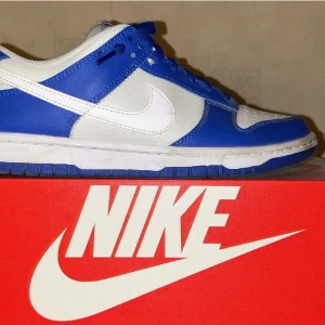 Nike Dunk Low Racer Blue Photon Dust - Cond 9/10 👟 Vid frågor tveka inte på att höra av dig🗣️ 