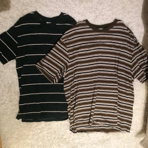 T-shirts  - 2st randiga tshirts från H&M. Dom är knappt använda och i bra skick. Storlekar står på bild 3. 30kr/st och 3 för 2 på allt jag säljer ❤️