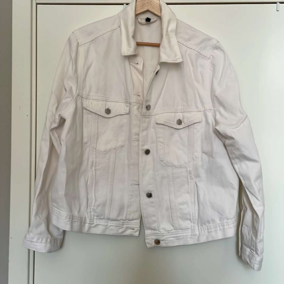 Vit jeansjacka