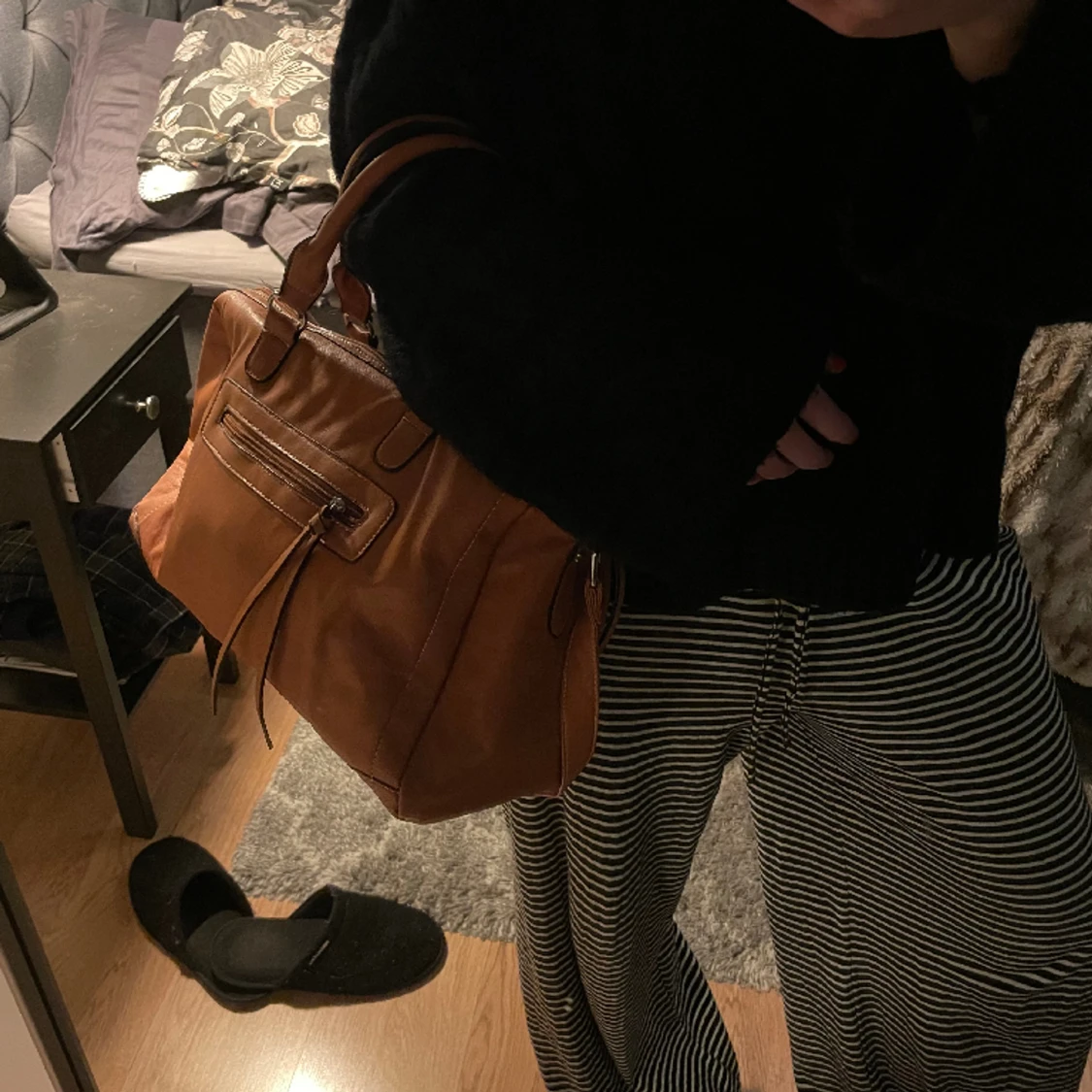 Brun handväska - 90