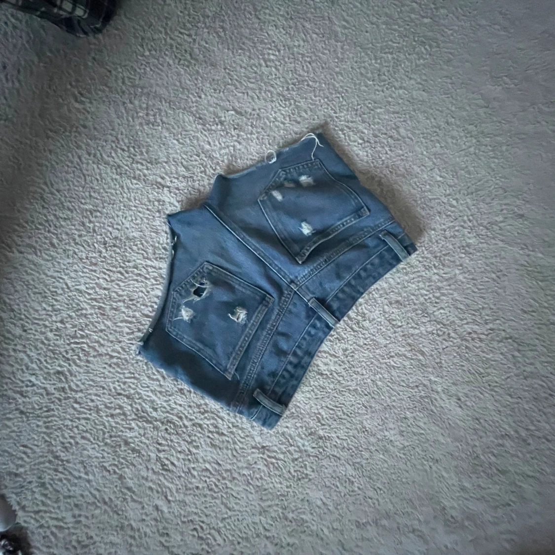 Blåa Shorts med - 92