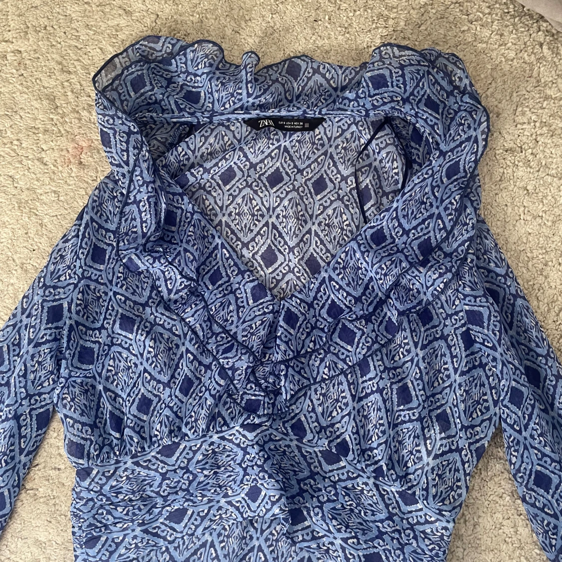 Blå somrig blus💞