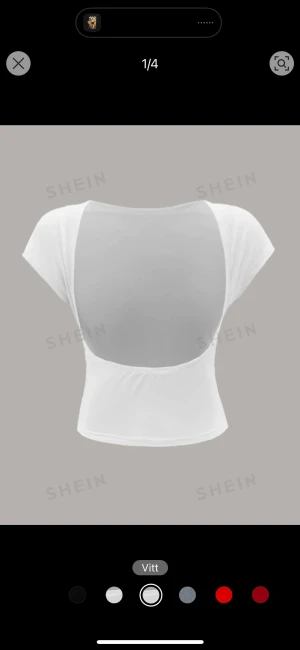 Tröja - Jätte söt t shirt med öppen rygg! Aldrig använd. 