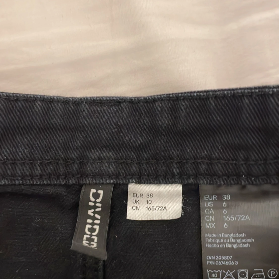 Svart jeanskjol - 91