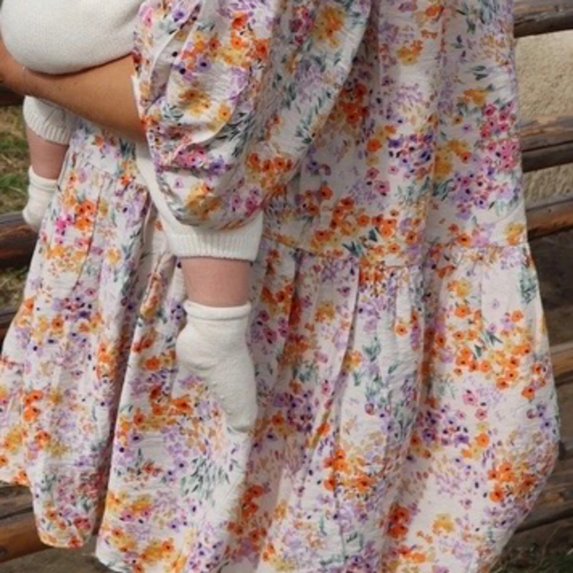 Blommig klänning  - 91