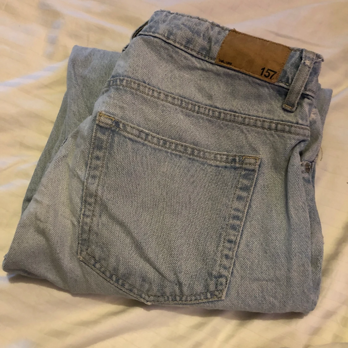 Högmidjade byxor - 90