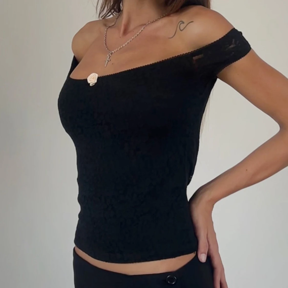 Motel rocks offshoulder topp - 90