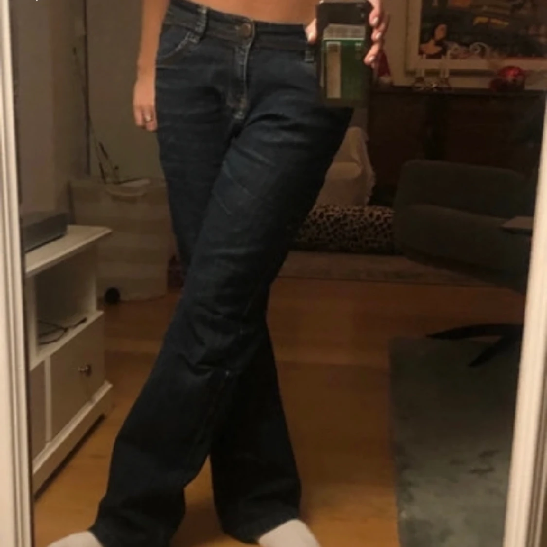 Lågmidjade jeans