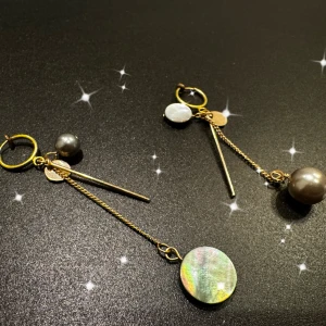 Earrings #11 - Clamp elegant for office and party 