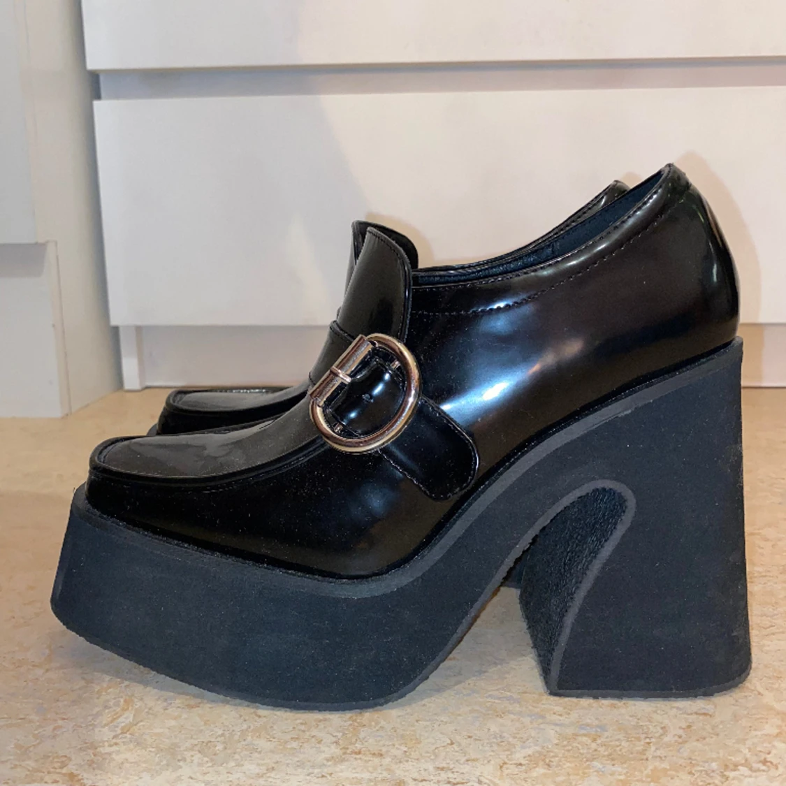 Coola chunky platform pumps - 90