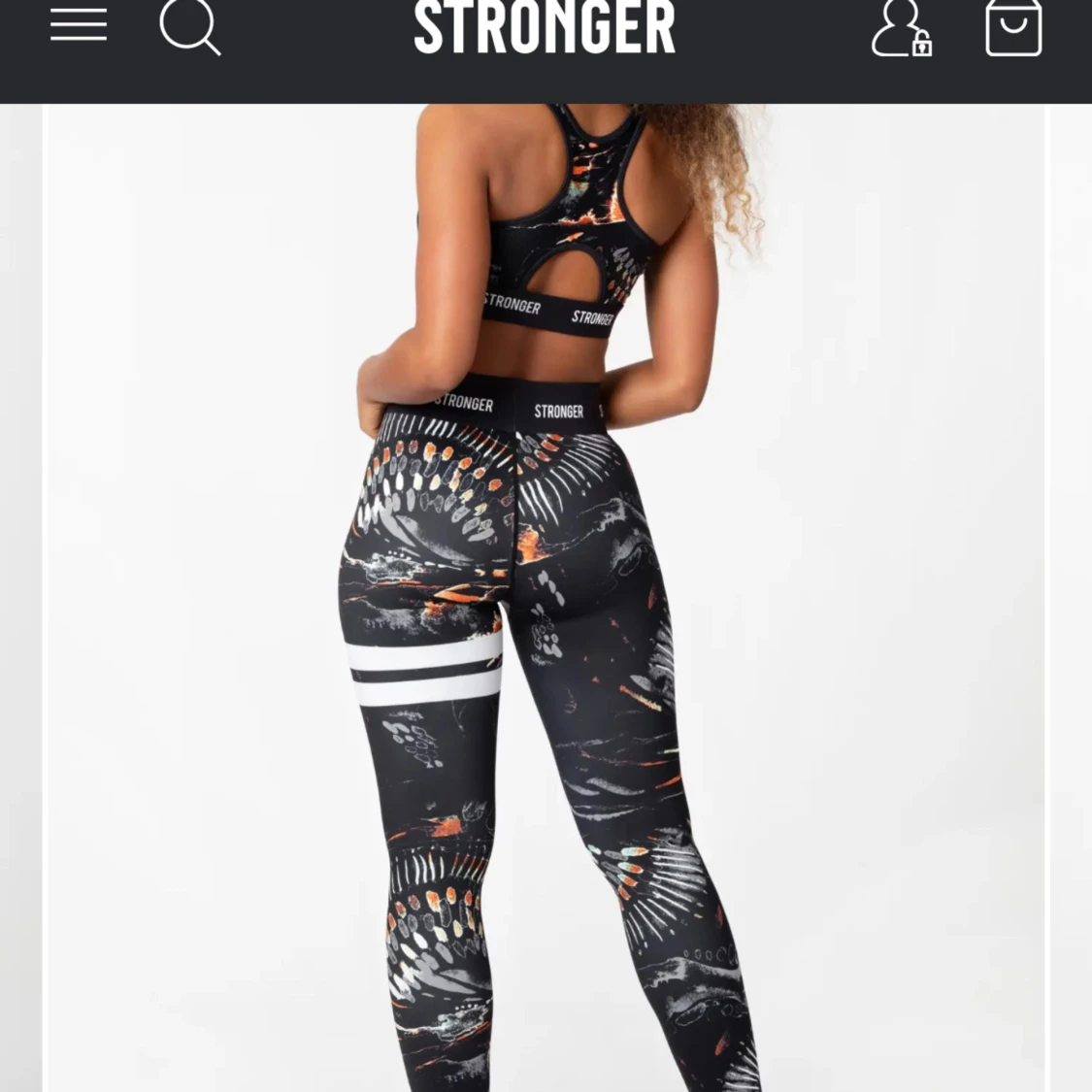 Svarta leggings från Stronger - 90