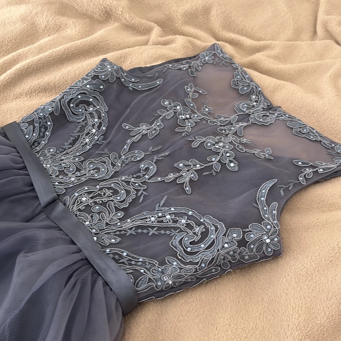 Blå klänning  - 92