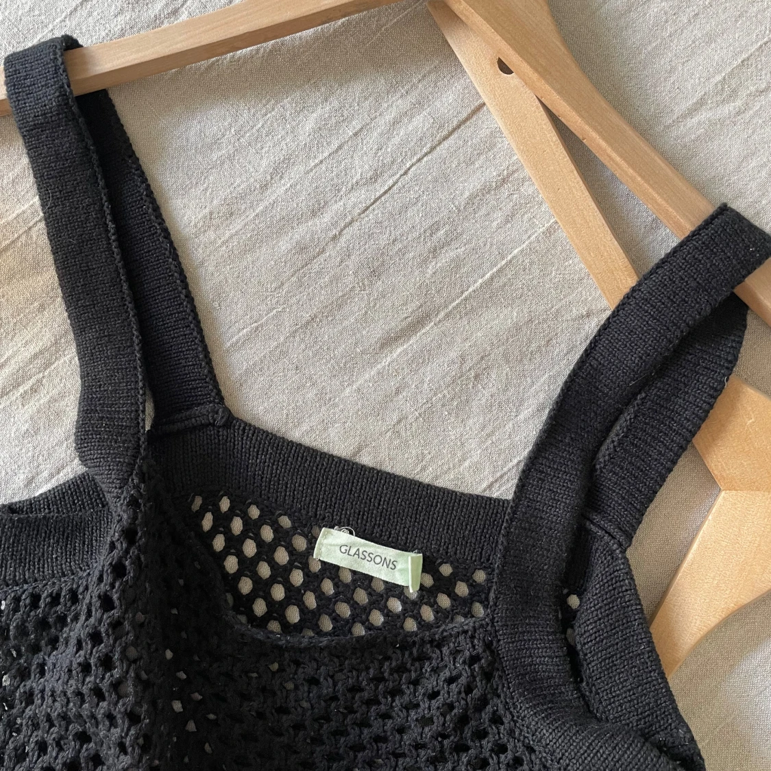 Fin virkad topp i storlek S  - 91