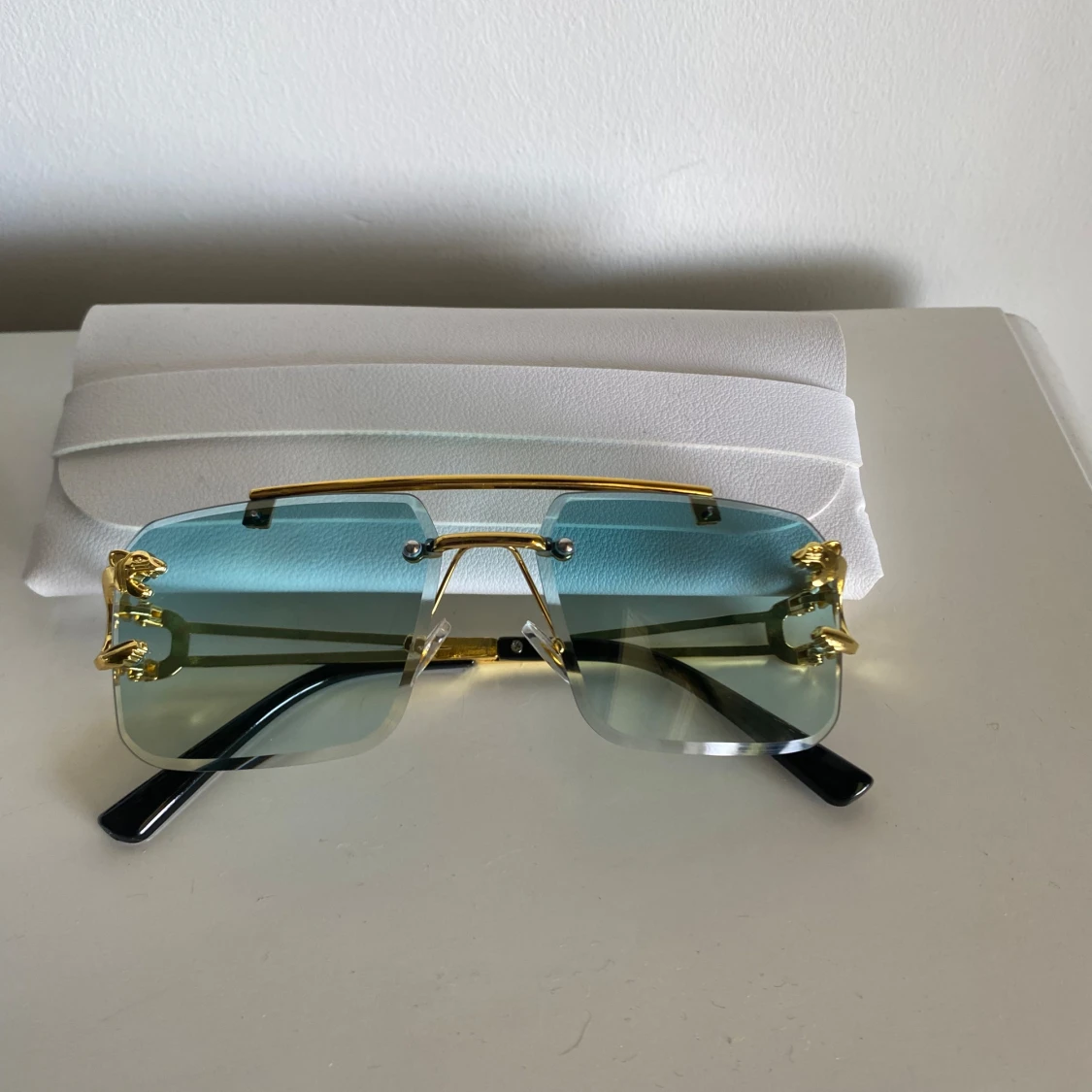 Trendiga Solglasögon tiger