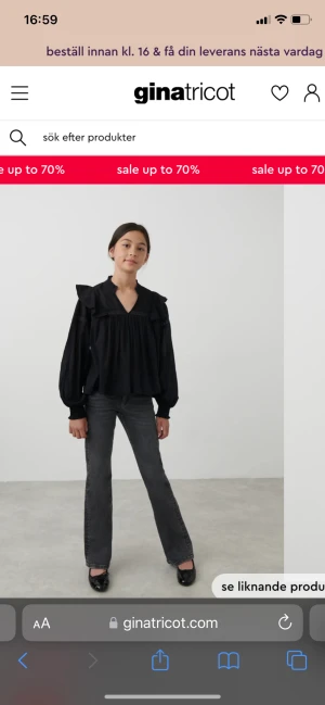 Jättefin blus - Säljer denna jättefina blus från Gina young i storlek 158/164❤️ jättefint skick!