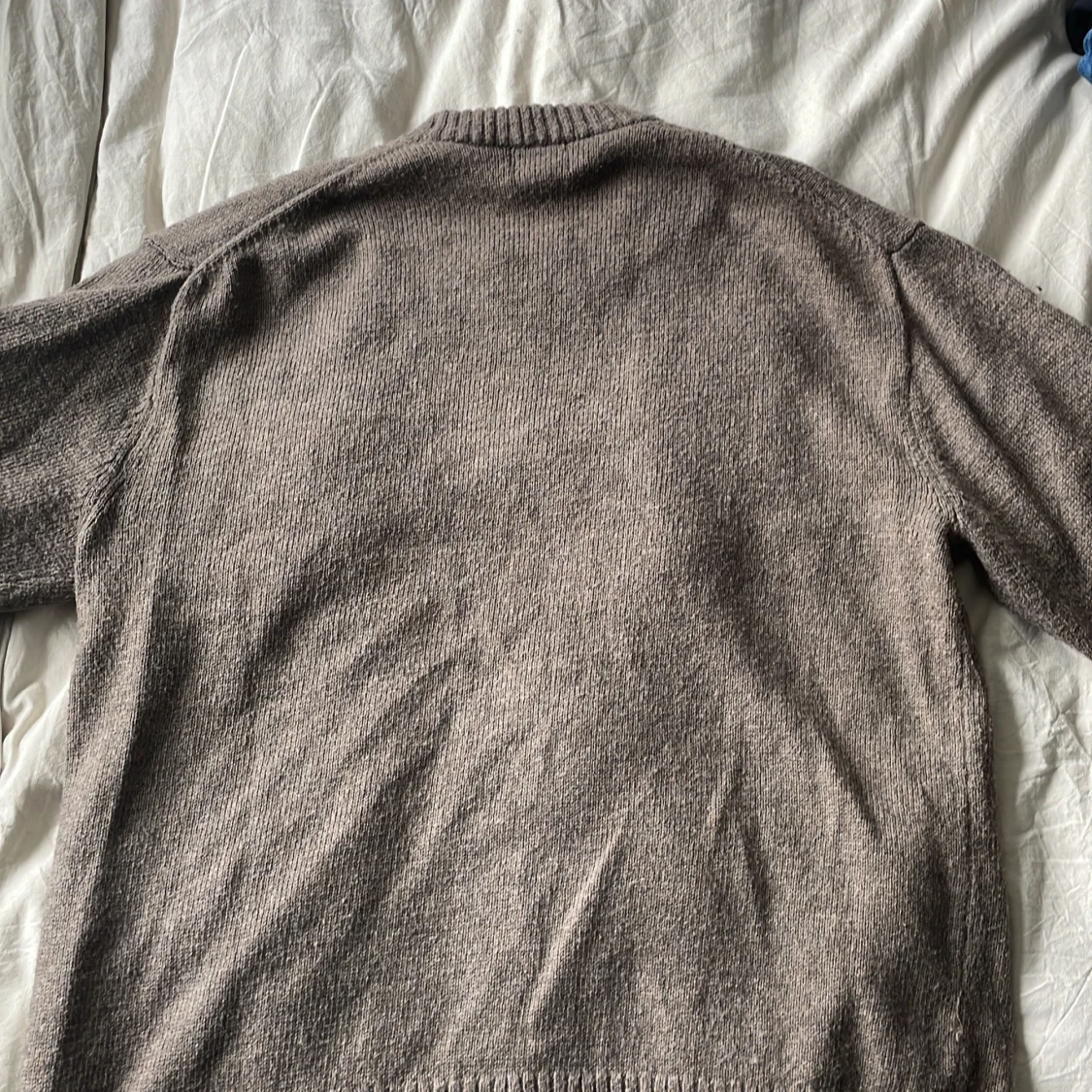 Stickad brun tröja | Medium  - 91