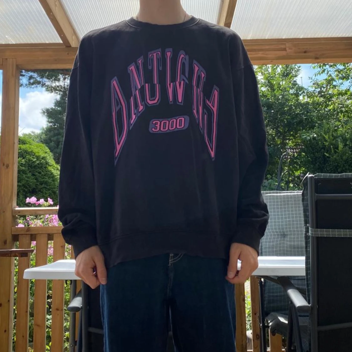 Svart sweatshirt från Weekday - 92