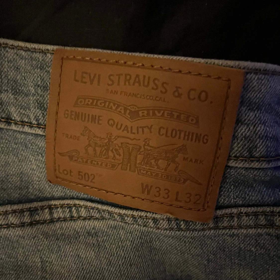 502 ljusblåa levi’s jeans - 91
