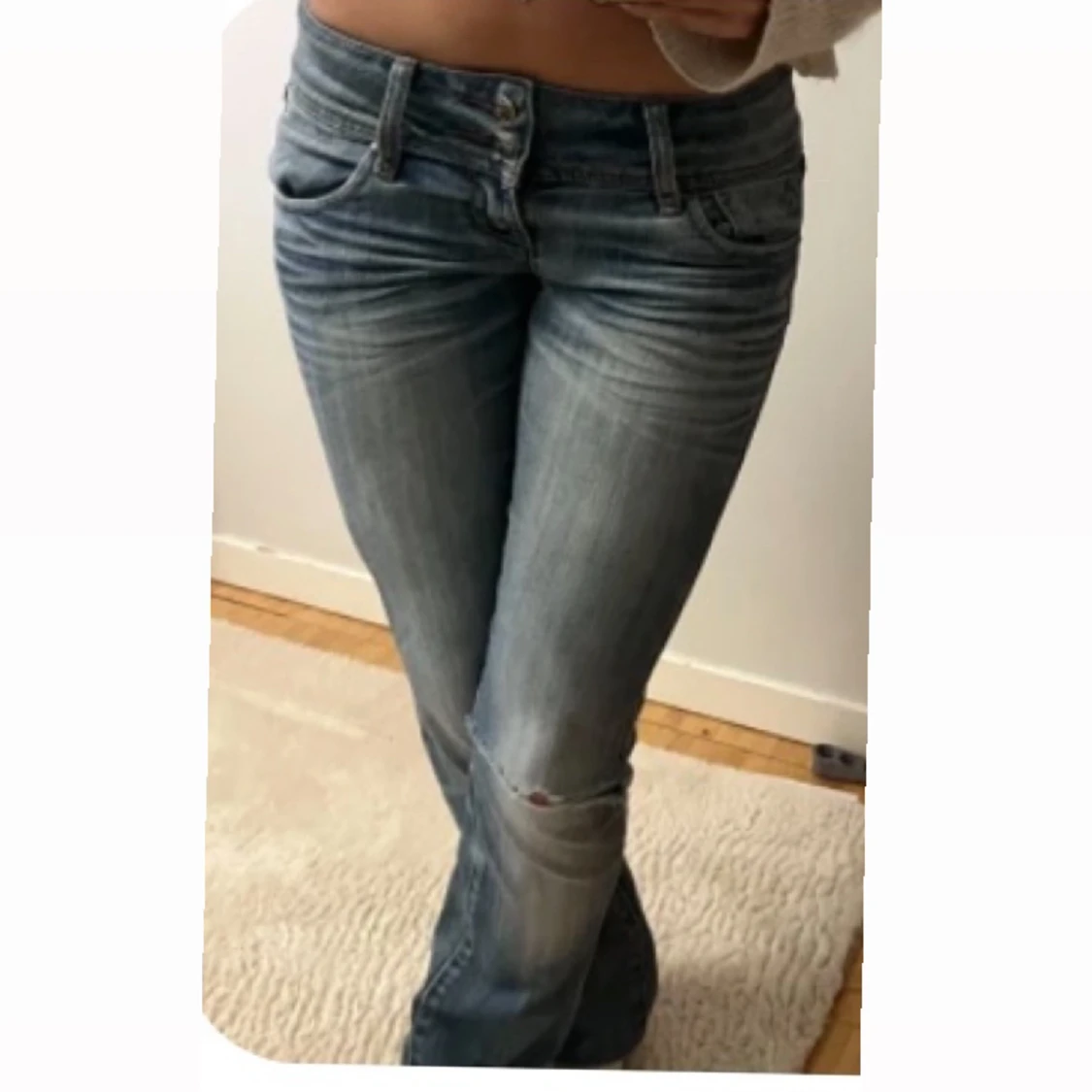Lågmidjade jeans