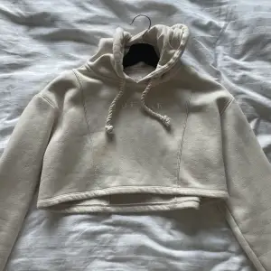 Kortare hoodie från lounge underwear med snören o luva