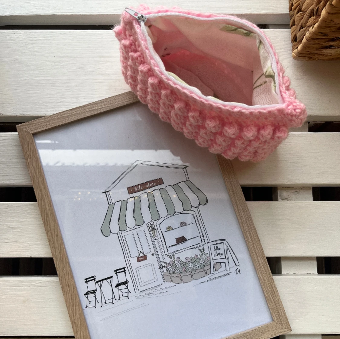 Necessär mellan - Rosa  - 91