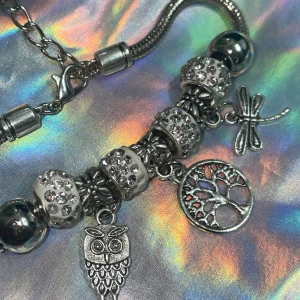 Silver Charm Armband - Det är en fake Pandora armband!! Nytt köpt! Säljer den jättebillig. Skriv gärna om ni har frågor!