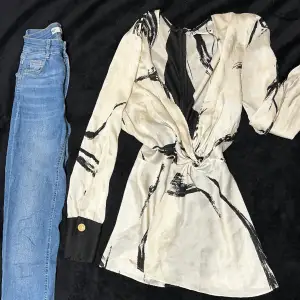 Jeansen är från Gina tricot. Skjortan är från Zara. Passar storlek XS-S. Kan även köpas separat 