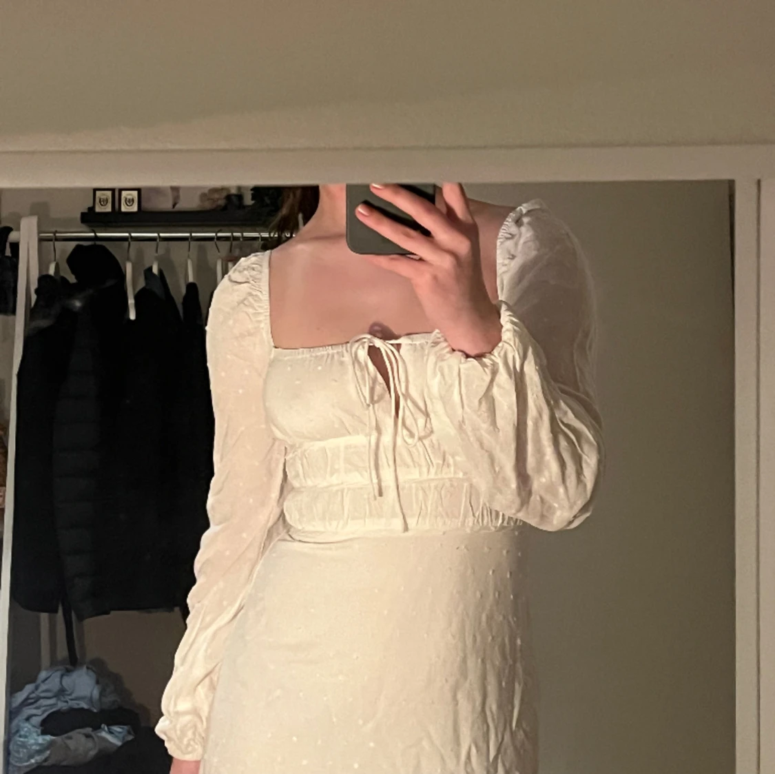 Vit klänning - 90