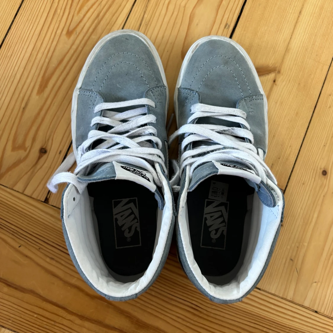 blå höga vans - 91