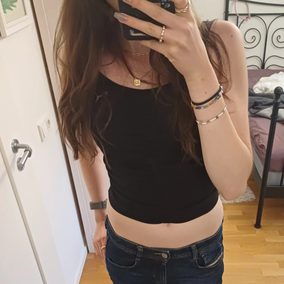 Svart puma linne - 90