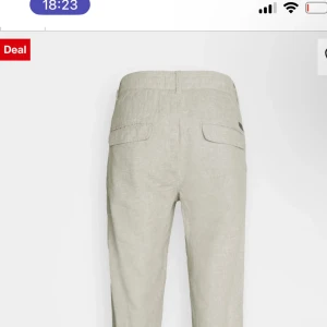 Linnebyxor l - Beige linnebyxor bra skick använt fåtal gånger storlek s 