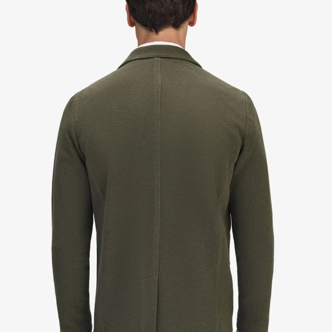 Mörkgrön stickad kavaj - 91