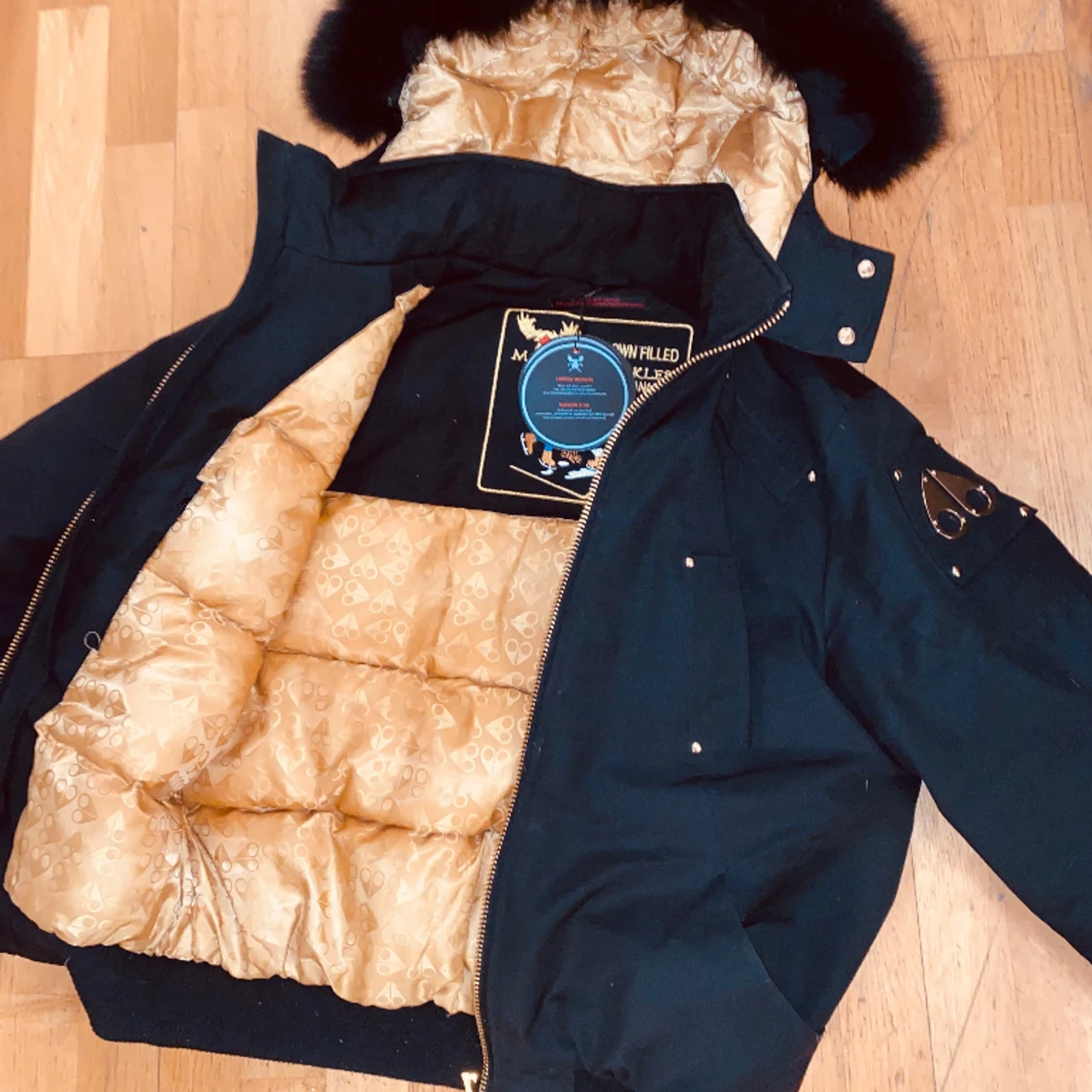 Moose Knuckles Bomber Jacket Gold - 91