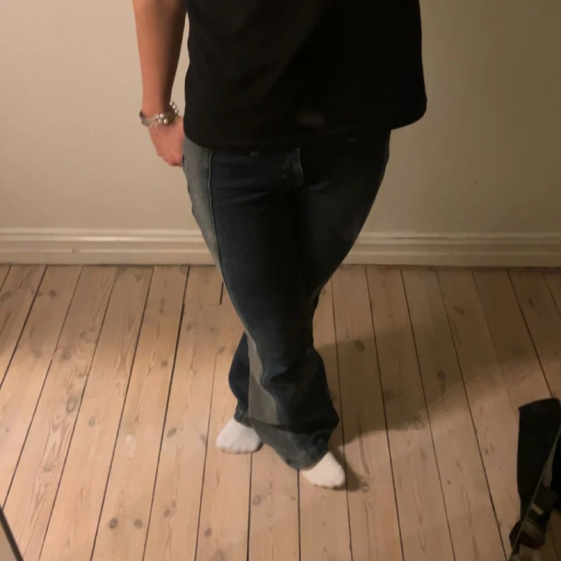 Lågmidjadd jeans - 90