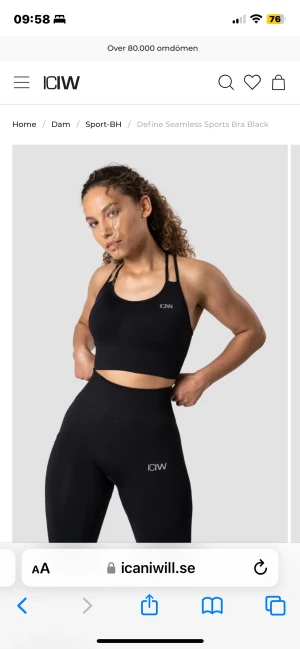 Sport topp icaniwill - Sporttopp från icaniwill i storlek S, inga ilägg