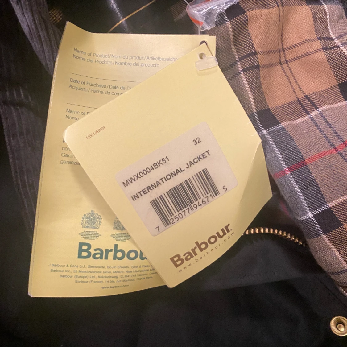 Barbour jacka äkta  - 90