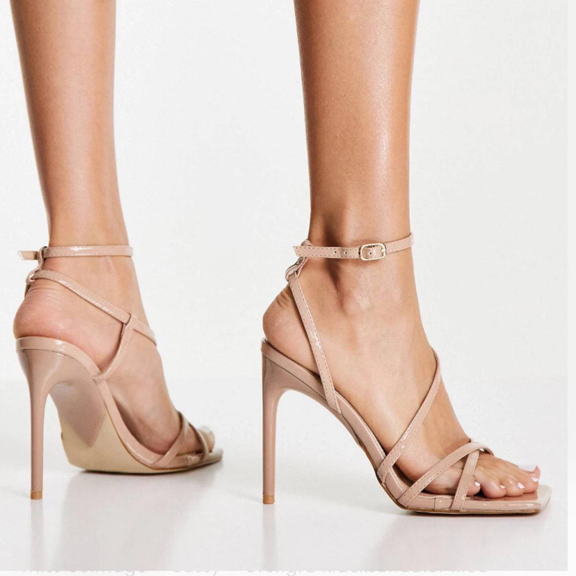 Beige klackskor  - 90