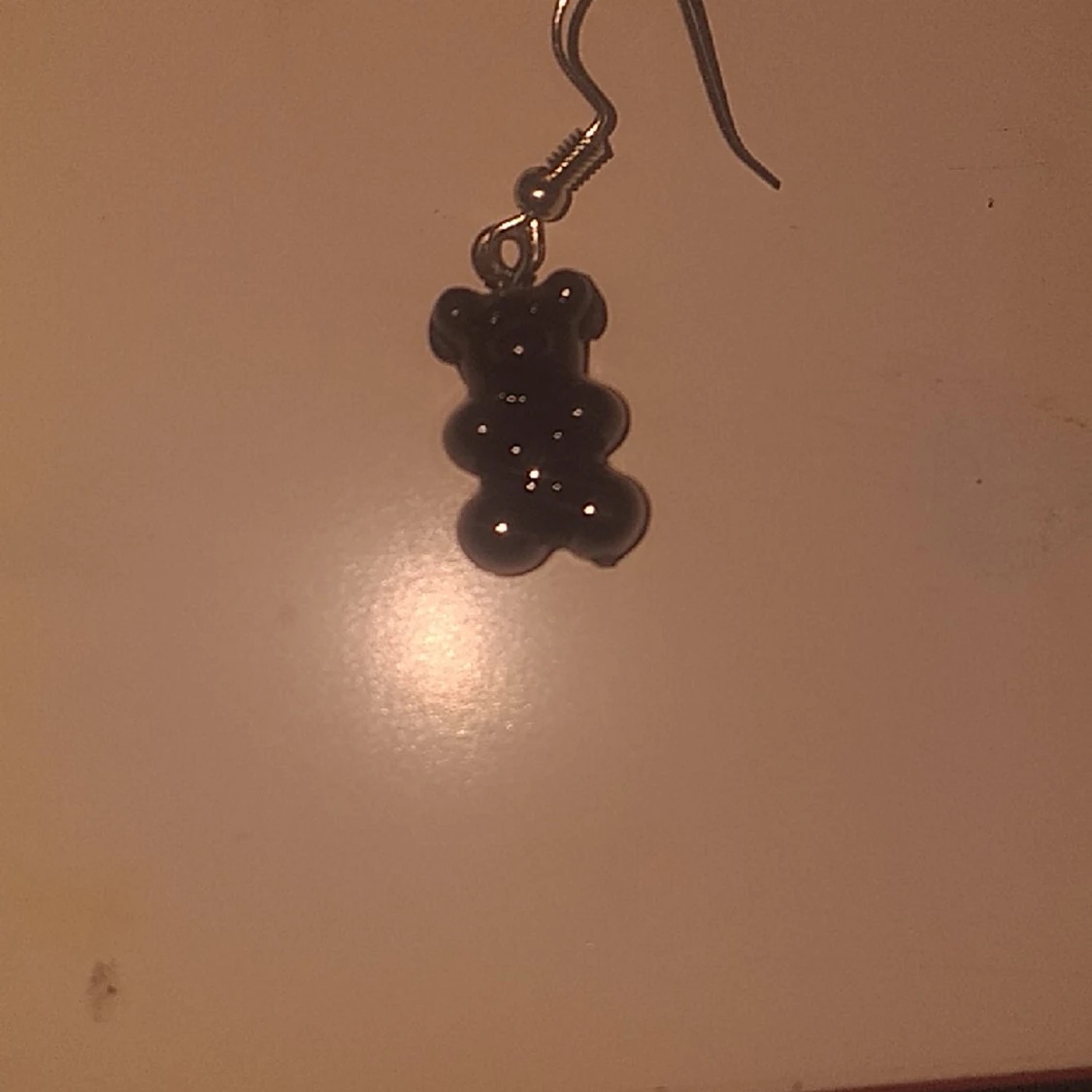 Blå och svart örhängen  - 91