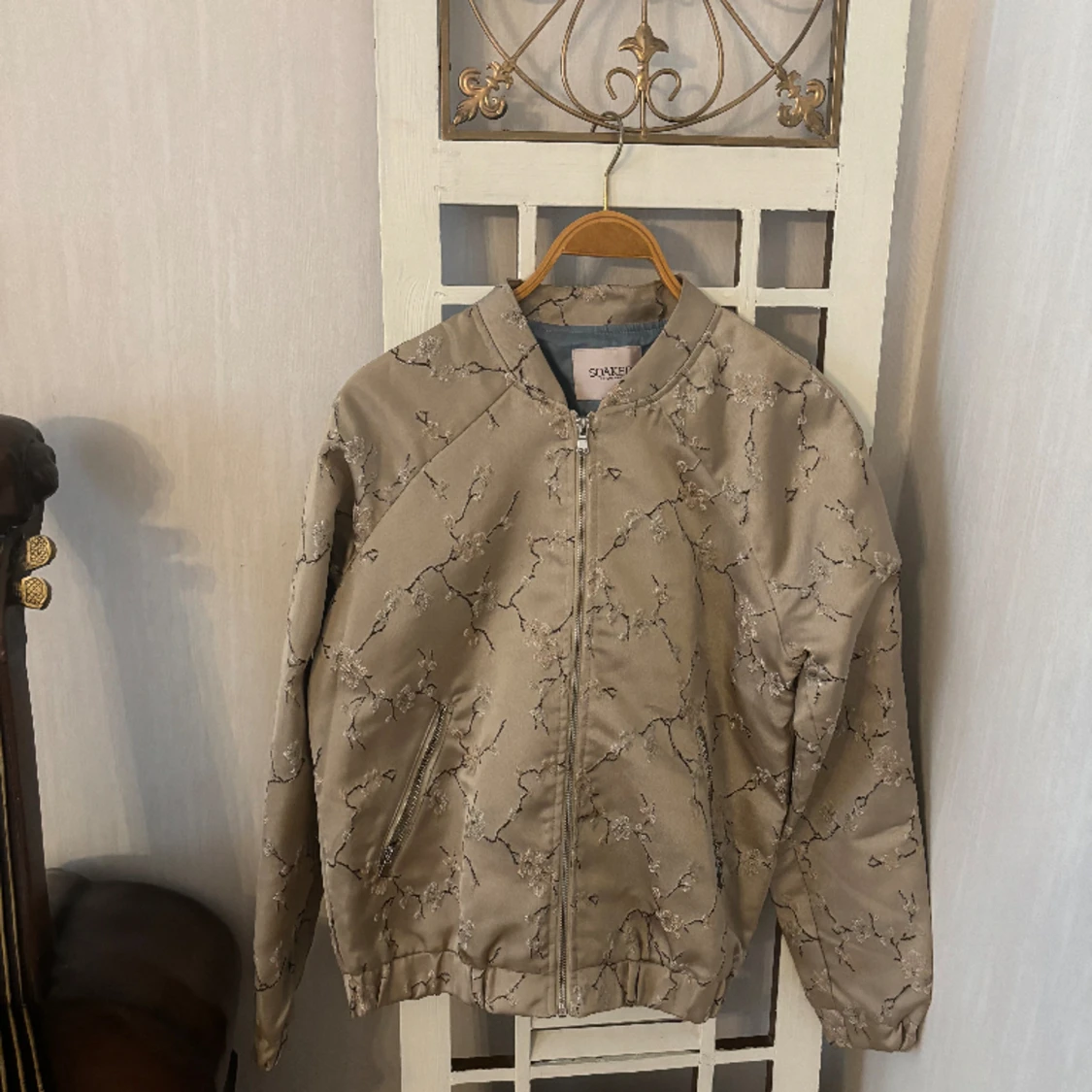 Ny Soaked in luxury vår jacka med broderier - 90