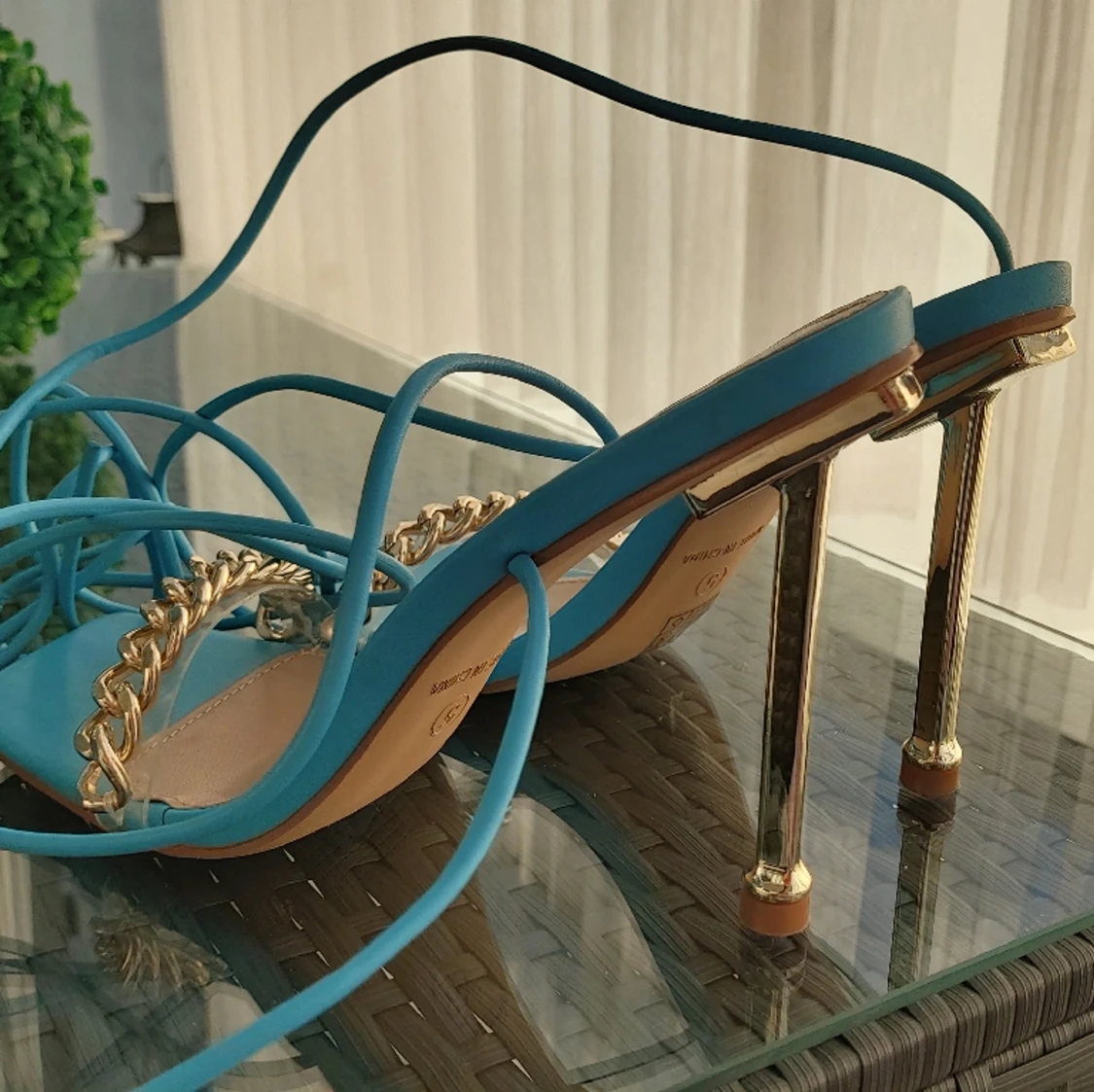 Baby blue sandals 38 - 2