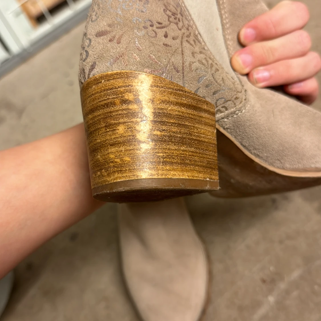 Klackskor beige - 92