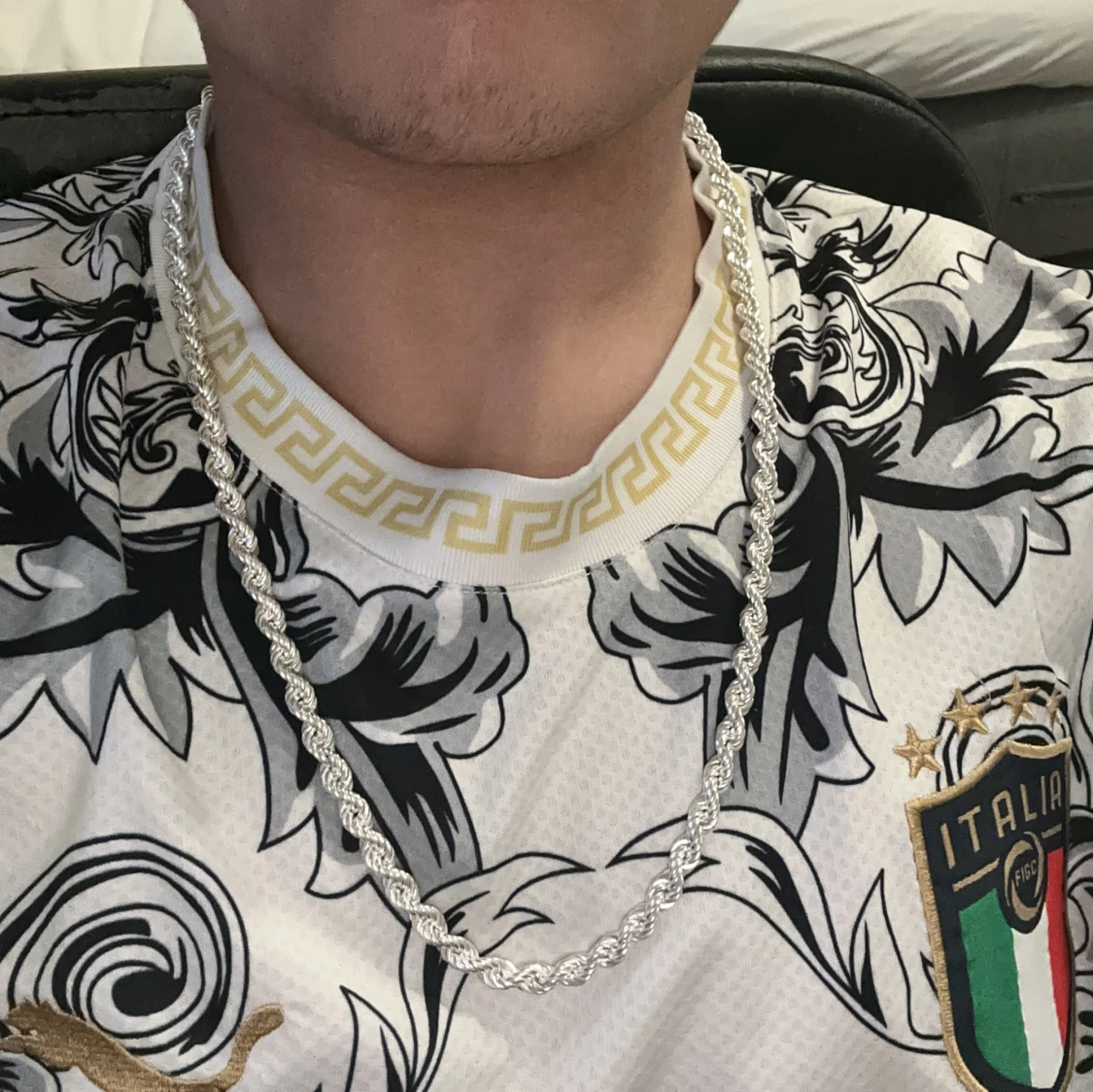 Silver kedja cordel 6mm - 91