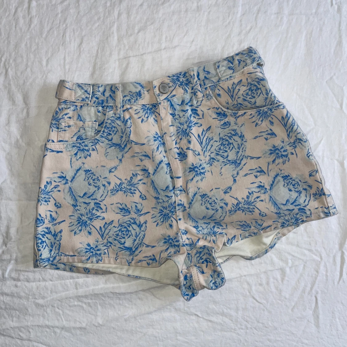 Shorts med hög midja  - 91