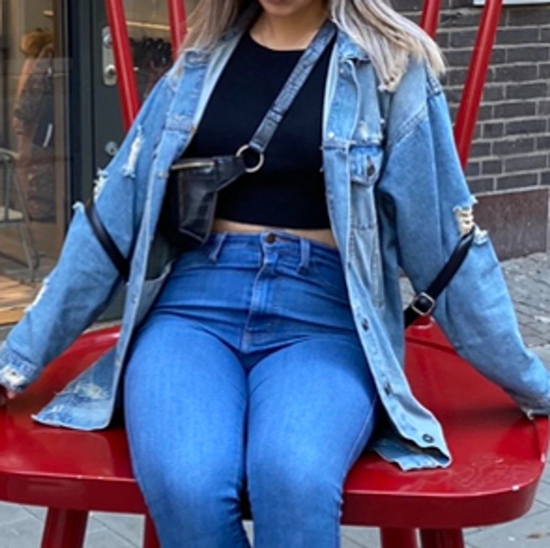 Oversized jeansjacka - 91