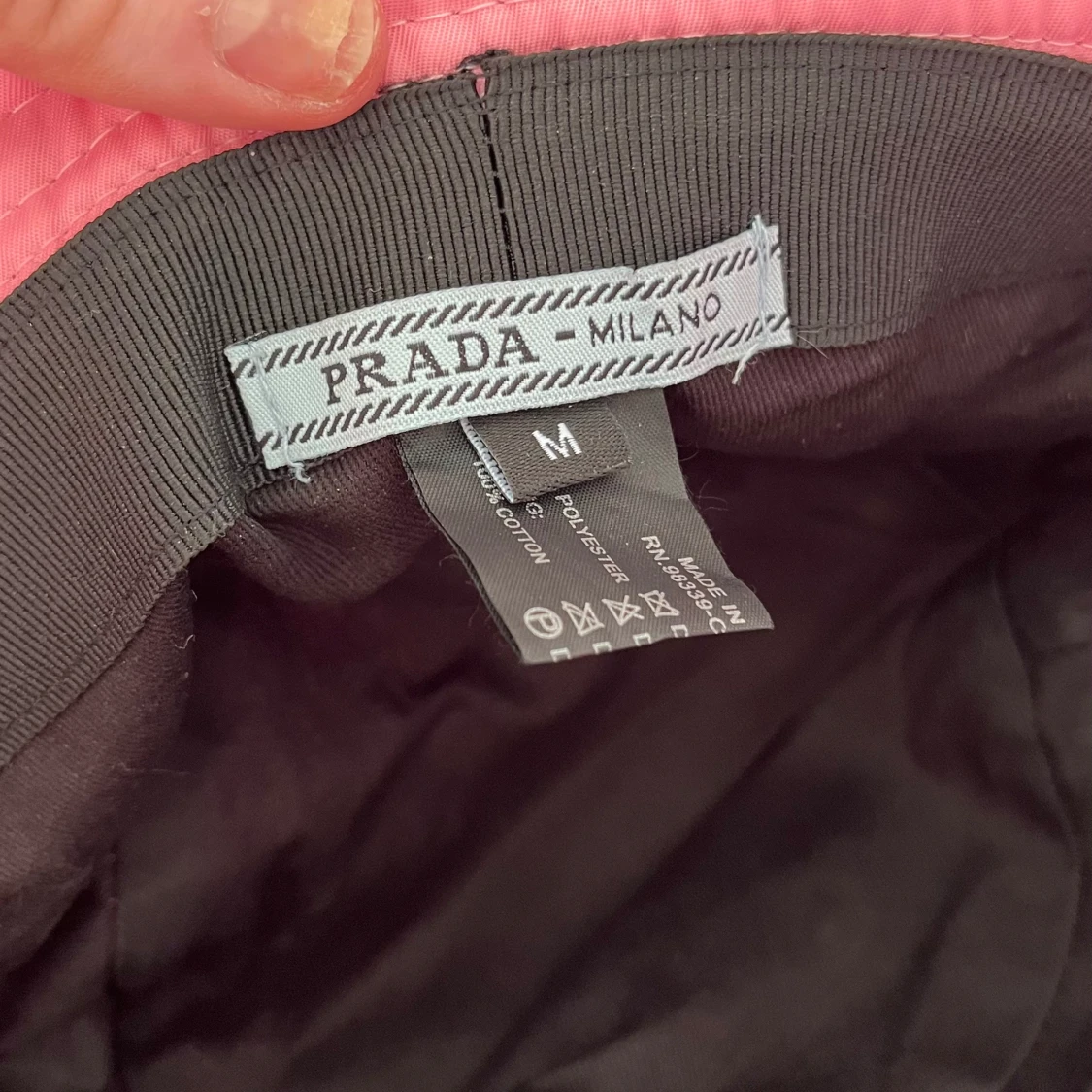 PRADA bucket hat rosa - 90