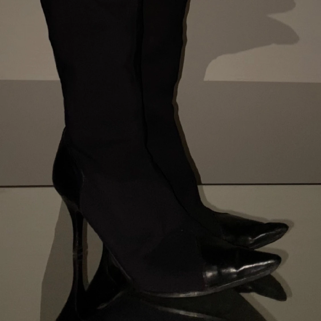 Stövlar spets tå - 91