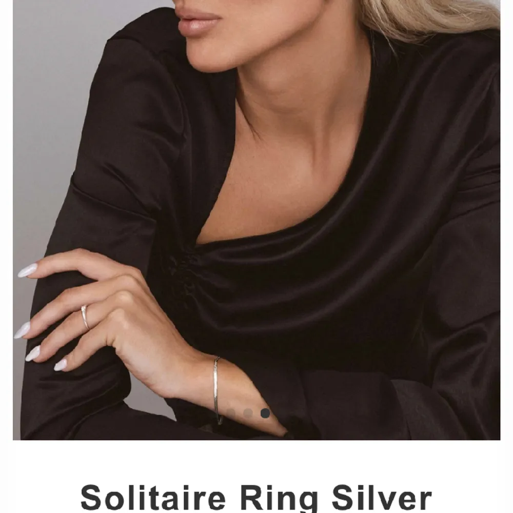 Säljer min fina silver ring från ANI jewels som är i jätte fint skick, nypris 650kr (i 925 sterling silver) den rostar då alltså inte! I strl 17. Accessoarer.