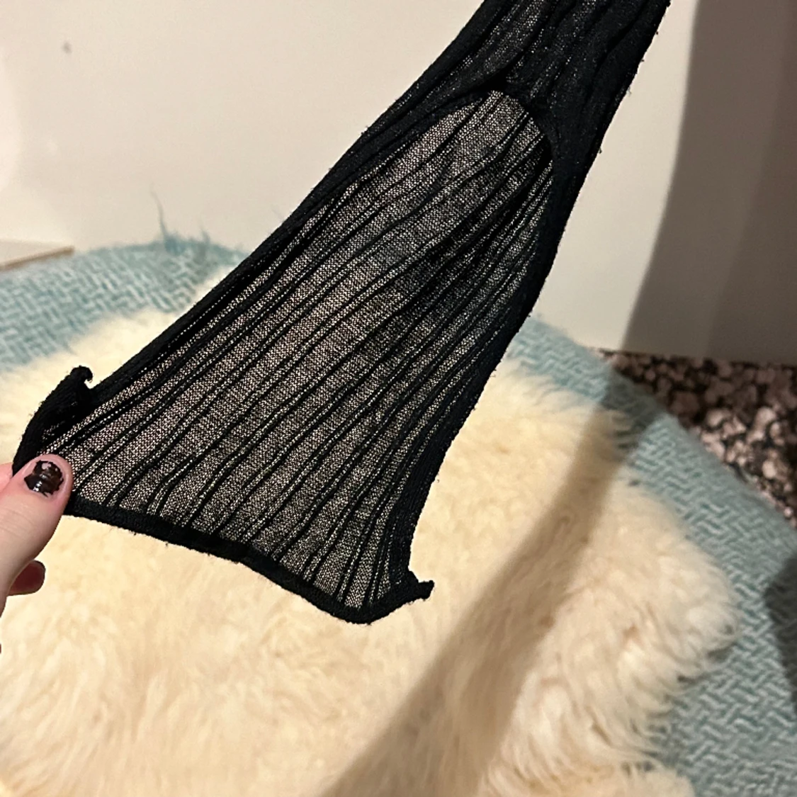 halvtransparent kofta zara - 92