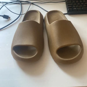  Adidas Yeezy slides core (storlek 43) - De är i ett relativt bra skick. De kommer utan låda. Möter helst upp