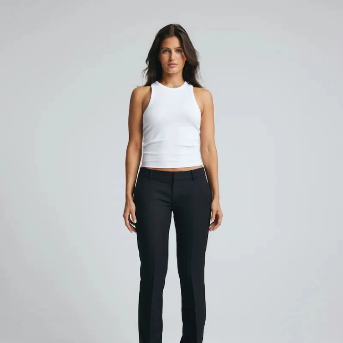 Lågmidjade kostymbyxor  - 90